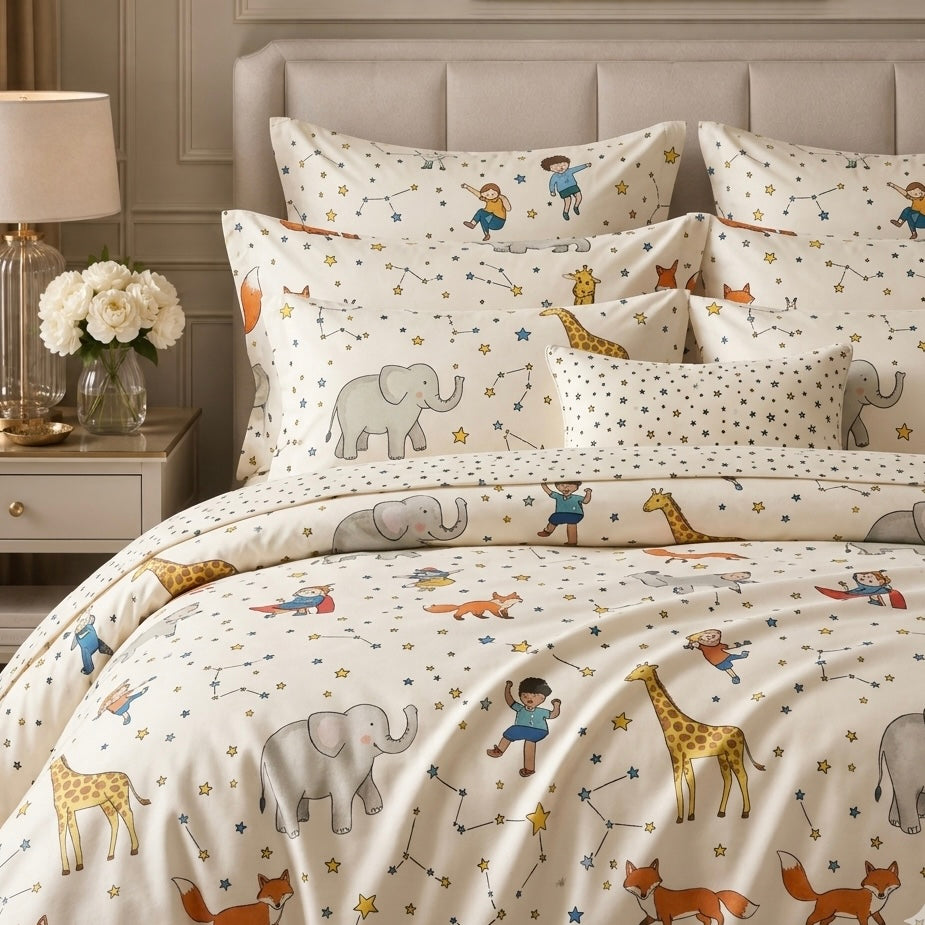 “Kids’ World” Bedding Set