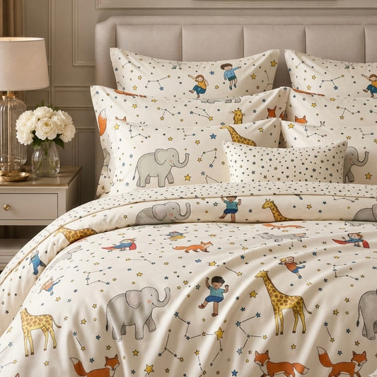 “Kids’ World” Bedding Set